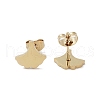 PVD Vacuum Plating 304 Stainless Steel Stud Earrings for Women EJEW-A048-46E-G-2