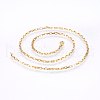 304 Stainless Steel Box Chain Necklaces NJEW-F226-07G-02-1