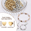 SUNNYCLUE 800Pcs 2 Colors CCB Plastic Beads CCB-SC0001-12-2