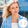 Unicraftale 2Pcs 925 Sterling Silver Puffed Heart Charms with Jump Rings STER-UN0001-61S-6