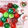 DIY Round Acrylic & Striped Resin Beads Pendants Making Kits DIY-YW0010-21A-4