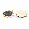 Rack Plating Printed Alloy Pendants ENAM-Q445-010A-NR-2