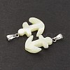 Natural Trochid Shell/Trochus Shell Pendants SSHEL-K027-13-2