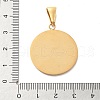 Christmas Ion Plating(IP) 304 Stainless Steel Pendants STAS-Z098-40G-3