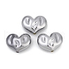 Plating Acrylic Beads OACR-B031-01B-1