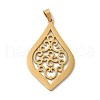 304 Stainless Steel Pendants STAS-U010-13G-1