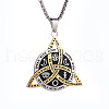 Viking Triskelion Knot Stainless Steel Pendant Necklaces for Men FS-WG7E48C-01-2