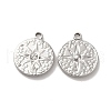 304 Stainless Steel Pendants STAS-Q001-23P-2