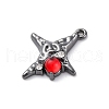 Gothic Rack Plating Alloy Pendants PALLOY-V002-12B-02-2