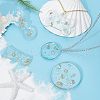 Olycraft 168Pcs Tortoise & Mermaid & Anchor & Dolphin & Coconut Tree Alloy Cabochons MRMJ-OC0002-62-6