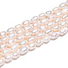 Natural Cultured Freshwater Pearl Beads Strands PEAR-N012-04U-01-5