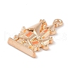 Alloy Enamel Pendants ENAM-Z010-17KCG-2