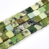 Natural Serpentine Beads Strands G-N346-05A-06-2