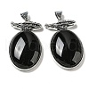 Natural Obsidian Big Pendants G-Z050-09C-1