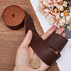 1.6M Flat AB Grade Cowhide Leather Cord AJEW-WH0007-59C-07-3