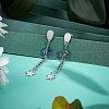 Unicraftale PVD Vacuum Plating 304 Stainless Steel Stud Earring Findings STAS-UN0015-74-3
