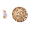 Natural Amethyst Charms PALLOY-JF01093-01-4