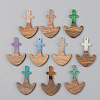 Resin & Walnut Wood Pendants RESI-S389-061A-1