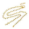 Brass Cable Chain Necklace Making KK-K337-12G-01-1