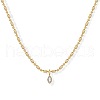 Simple Style Brass Clear Cubic Zirconia Pendant Necklaces for Women FS-WG90FF0-02-2