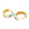 Rack Plating Brass Hoop Earrings EJEW-C102-43G-3