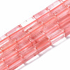 Cherry Quartz Glass Beads Strands G-S366-084-1