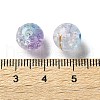 Transparent Crackle Acrylic Beads DACR-D300-01B-10mm-3