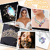 Beebeecraft 30Pcs 3 Styles Glass Rhinestone Cabochons RGLA-BBC0001-05-5