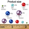 1298Pcs 5 Styles ABS Plastic Imitation Pearl Cabochons SACR-YW0001-66-2