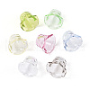 Transparent Acrylic Bead Caps OACR-N146-02-1