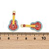 Cinco De Mayo Theme Alloy Enamel Pendants ENAM-V001-05N-G-3