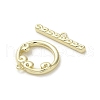 Brass Toggle Clasps KK-C048-08G-2