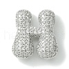 Rack Plating Brass Cubic Zirconia Pendants KK-S378-02P-H-1