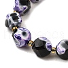 Natural Fire Crackle Agate Beads Strands G-U023-A17-01-4