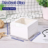 Square Paper Biscuit Boxes with Square Clear Window CON-TAC0001-12B-01-13
