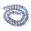 Synthetic Moonstone Beads Strands X-G-R375-8mm-B03-2
