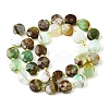 Natural Serpentine Beads Strands G-B094-A33-01-3