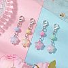 Acrylic Star Pendant Decorations HJEW-JM02930-02-2