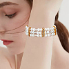 Beebeecraft 180Pcs 2 Colors 3-Hole Iron Grade A Rhinestone Bridge Spacers RB-BBC0001-03-6