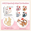 Alloy Enamel Pendants FIND-TAC0008-73KCG-02-4