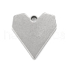 Non-Tarnish 304 Stainless Steel Pendants STAS-F287-26P-1