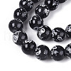Baking Paint Glass Beads Strands DGLA-N015-10mm-10-3