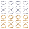 SUNNYCLUE 60Pcs 2 Colors Brass Bead Frame KK-SC0004-66-1
