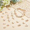 GOMAKERER 100Pcs 10 Styles Synthetic Howlite Beads G-GO0001-20-4
