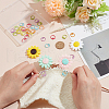  Sunflower Silicone Knitting Needle Point Protectors DIY-NB0010-91-3