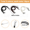 SUNNYCLUE 30Pcs 3 Colors Trendy Braided Imitation Leather Necklace Making NJEW-SC0001-32-2