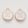 Golden Plated Alloy Charms X-ENAM-S118-01X-1