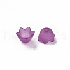 Transparent Acrylic Beads Caps PL543-7-4