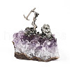 Natural Amethyst Cluster Base Sculpture G-N347-02B-3