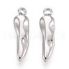 304 Stainless Steel Pendants STAS-T065-77P-1